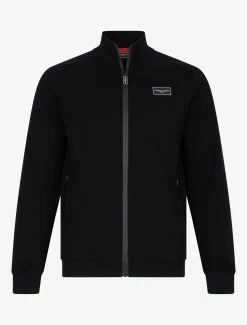 Cavallaro Napoli Ciro Sport Zip Sweater Zwart -Cavallaro Napoli Shop 120225002 999000 01 positie 402c20voorkant 637