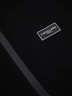 Cavallaro Napoli Ciro Sport Zip Sweater Zwart -Cavallaro Napoli Shop 120225002 999000 03 positie 60 335