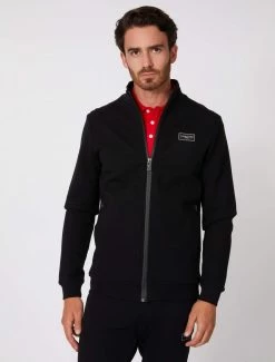Cavallaro Napoli Ciro Sport Zip Sweater Zwart