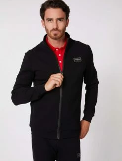 Cavallaro Napoli Ciro Sport Zip Sweater Zwart -Cavallaro Napoli Shop 120225002 999000 06 positie 30 384