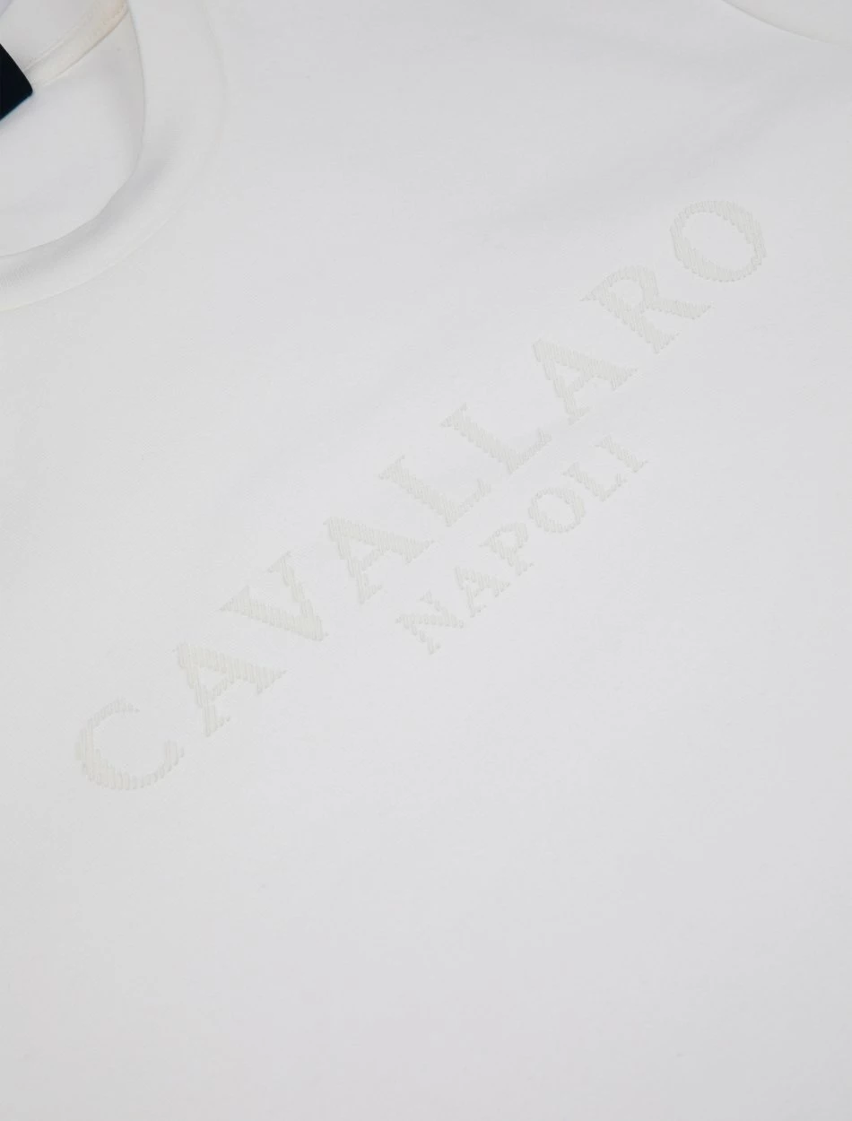Cavallaro Napoli Marconi Sweater Off White 9 Cavallaro Napoli Marconi Sweater Off White - Afbeelding 9