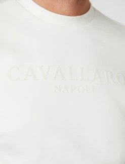 Cavallaro Napoli Marconi Sweater Off White 11 Cavallaro Napoli Marconi Sweater Off White -Cavallaro Napoli Shop 120225004 120000 11 positie 20 201