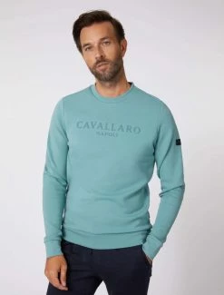 Cavallaro Napoli Marconi Sweater Groen 13 Cavallaro Napoli Marconi Sweater Groen -Cavallaro Napoli Shop 120225004 550000 06 positie 30 304
