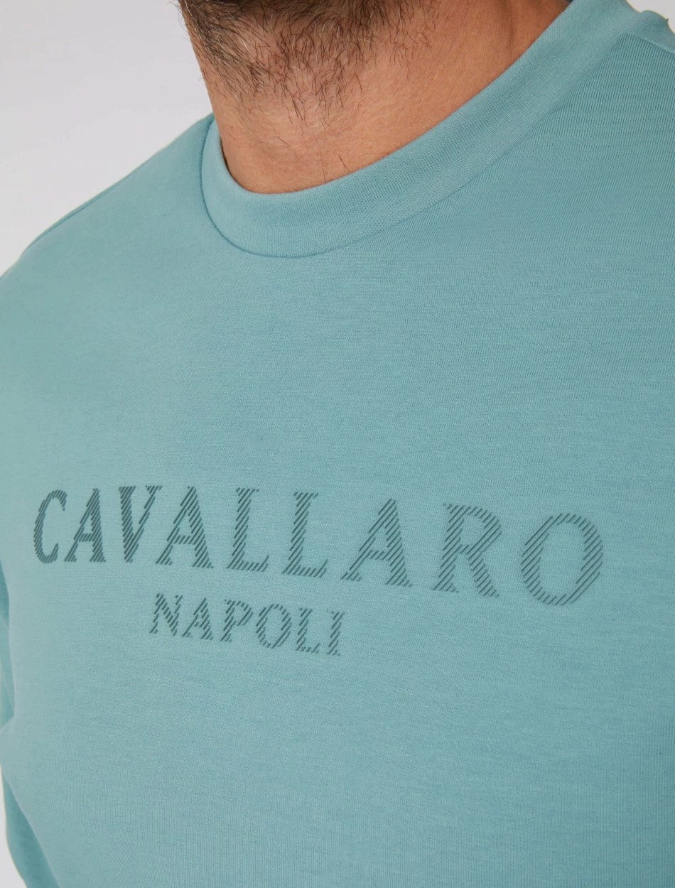 Cavallaro Napoli Marconi Sweater Groen 3 Cavallaro Napoli Marconi Sweater Groen - Afbeelding 3