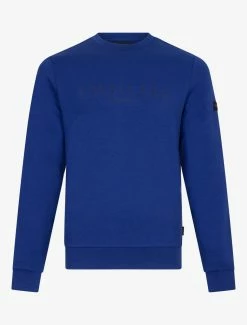 Cavallaro Napoli Marconi Sweater Helderblauw -Cavallaro Napoli Shop 120225004 630000 01 positie 402c20voorkant 385