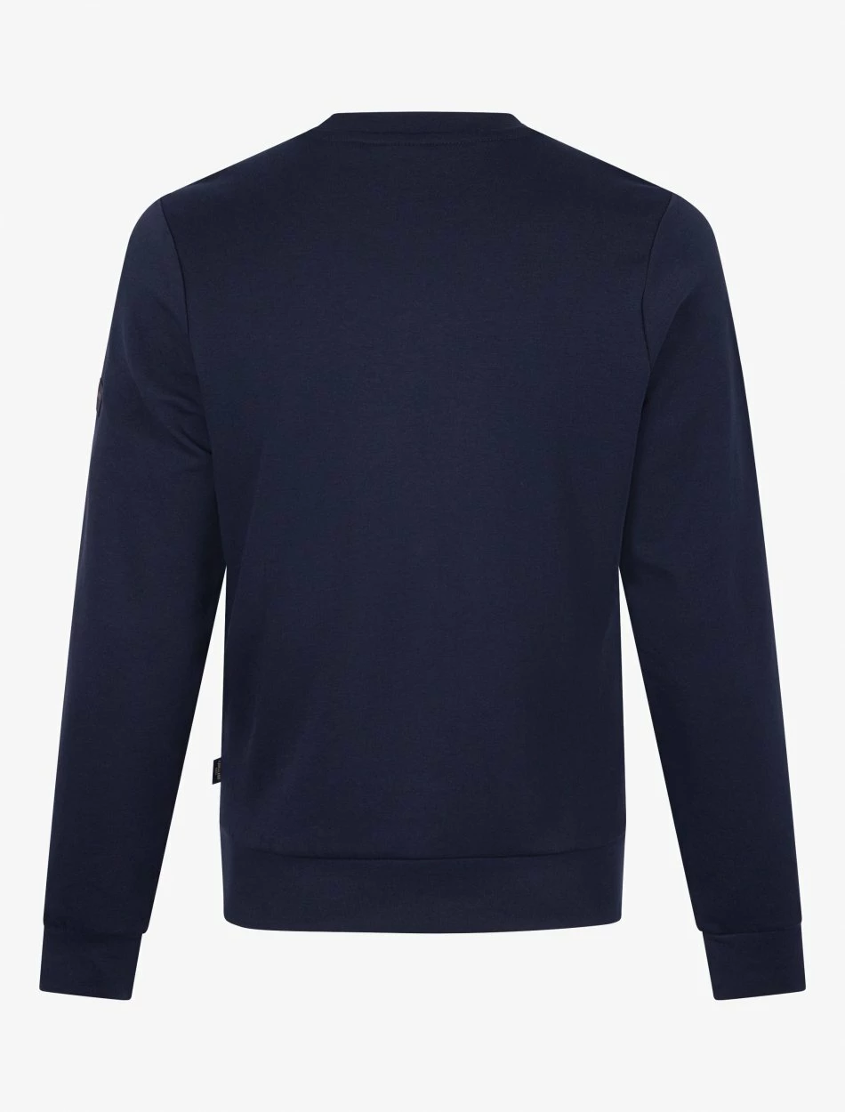 Cavallaro Napoli Marconi Sweater Donkerblauw 8 Cavallaro Napoli Marconi Sweater Donkerblauw - Afbeelding 8