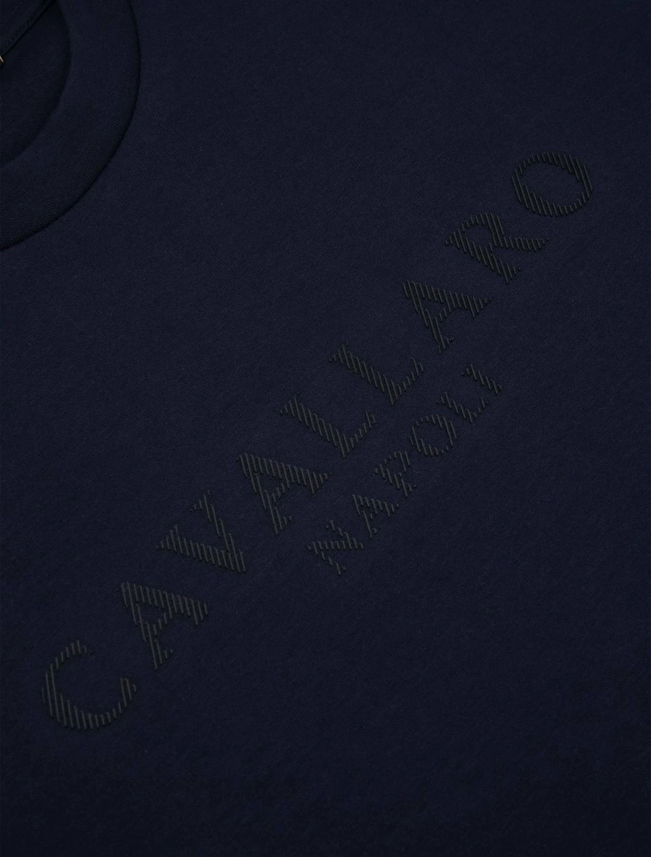 Cavallaro Napoli Marconi Sweater Donkerblauw 9 Cavallaro Napoli Marconi Sweater Donkerblauw - Afbeelding 9