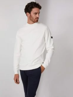 Cavallaro Napoli Belluno Sweater Off White -Cavallaro Napoli Shop 120225007 120000 06 positie 30 472