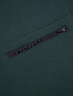 Cavallaro Napoli Cerniedo R-Neck Trui Donkergroen -Cavallaro Napoli Shop 120225010 599000 03 positie 60 967