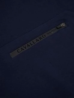 Cavallaro Napoli Cerniedo R-Neck Trui Donkerblauw -Cavallaro Napoli Shop 120225010 699000 03 positie 60 441