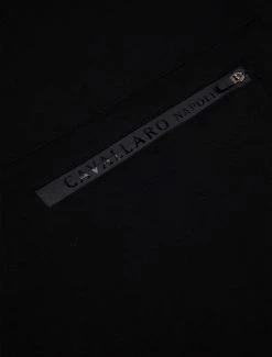 Cavallaro Napoli Cerniedo R-Neck Trui Zwart -Cavallaro Napoli Shop 120225010 999000 03 positie 60 904