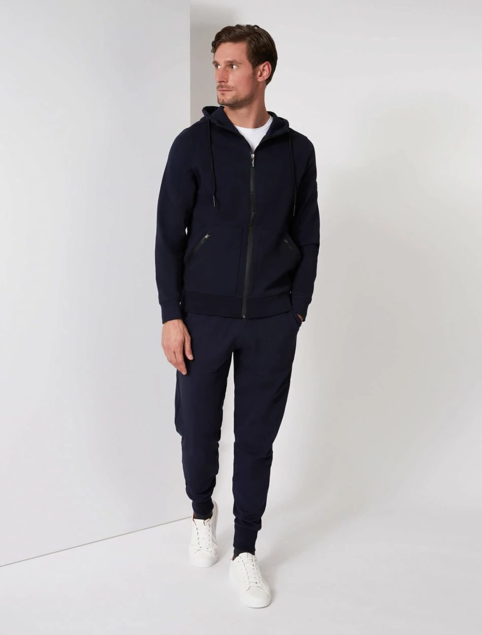 Cavallaro Napoli Verniero Zip Hoodie Donkerblauw 2 Cavallaro Napoli Verniero Zip Hoodie Donkerblauw - Afbeelding 2