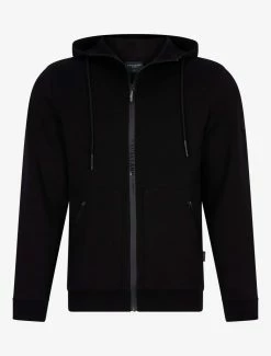 Cavallaro Napoli Verniero Zip Hoodie Zwart -Cavallaro Napoli Shop 120225011 999000 01 positie 402c20voorkant 568