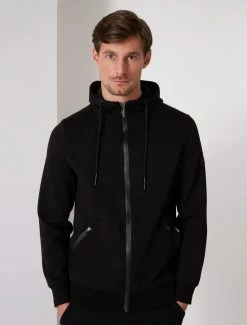 Cavallaro Napoli Verniero Zip Hoodie Zwart