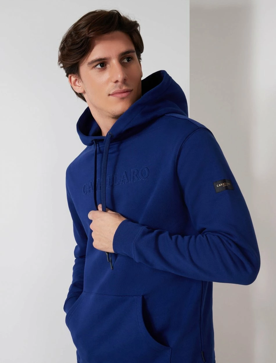 Cavallaro Napoli Marcino Hoodie Helderblauw 1 Cavallaro Napoli Marcino Hoodie Helderblauw