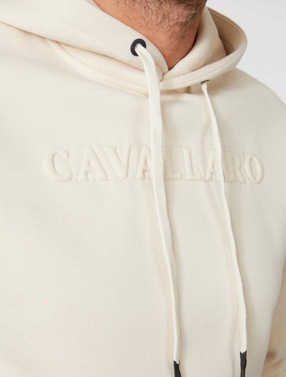 Cavallaro Napoli Marcino Hoodie Zand 3 Cavallaro Napoli Marcino Hoodie Zand - Afbeelding 3