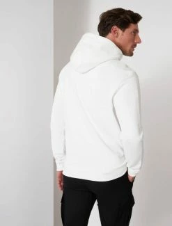 Cavallaro Napoli Donzo Hoodie Off White -Cavallaro Napoli Shop 120225015 120000 12 positie 25 443