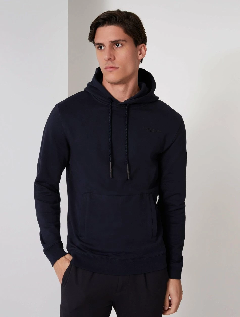 Cavallaro Napoli Donzo Hoodie Donkerblauw 2 Cavallaro Napoli Donzo Hoodie Donkerblauw - Afbeelding 2