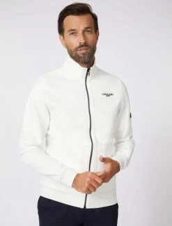 Cavallaro Napoli Donpo Zip Sweat Off White -Cavallaro Napoli Shop 120225016 120000 06 positie 30 503