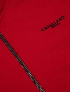 Cavallaro Napoli Donpo Zip Sweat Rood 15 Cavallaro Napoli Donpo Zip Sweat Rood -Cavallaro Napoli Shop 120225016 460000 03 positie 60 805