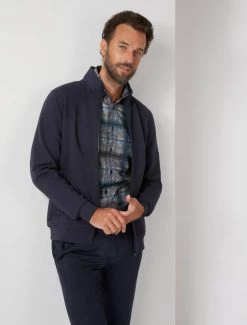 Cavallaro Napoli Donpo Zip Sweat Donkerblauw -Cavallaro Napoli Shop 120225016 699000 06 positie 30 598
