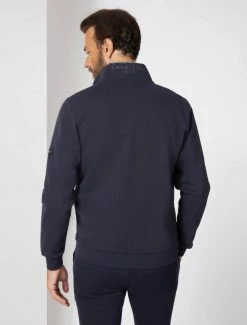 Cavallaro Napoli Donpo Zip Sweat Donkerblauw -Cavallaro Napoli Shop 120225016 699000 12 positie 25 374