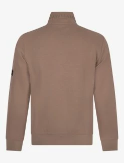Cavallaro Napoli Donpo Zip Sweat Taupe -Cavallaro Napoli Shop 120225016 840000 02 positie 50 541