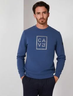 Cavallaro Napoli Dario Sweater Indigo Blauw