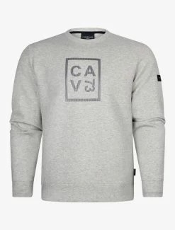 Cavallaro Napoli Dario Sweater Lichtgrijs -Cavallaro Napoli Shop 120225019 910000 01 positie 402c20voorkant 410