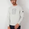 Cavallaro Napoli Dario Sweater Lichtgrijs