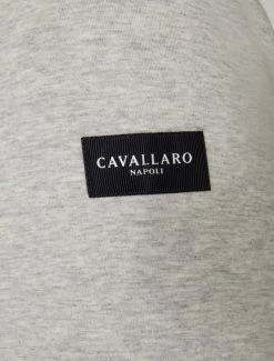 Cavallaro Napoli Dario Sweater Lichtgrijs -Cavallaro Napoli Shop 120225019 910000 05 positie 35 287