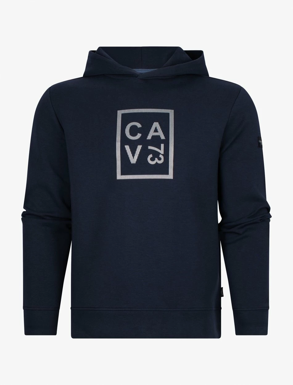Cavallaro Napoli Dario Hoodie Donkerblauw 7 Cavallaro Napoli Dario Hoodie Donkerblauw - Afbeelding 7