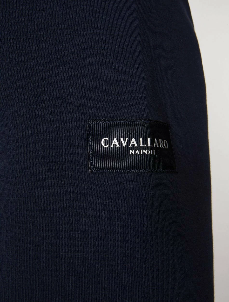Cavallaro Napoli Dario Hoodie Donkerblauw 6 Cavallaro Napoli Dario Hoodie Donkerblauw - Afbeelding 6