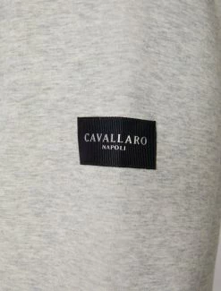 Cavallaro Napoli Dario Hoodie Lichtgrijs -Cavallaro Napoli Shop 120225020 910000 05 positie 35 700