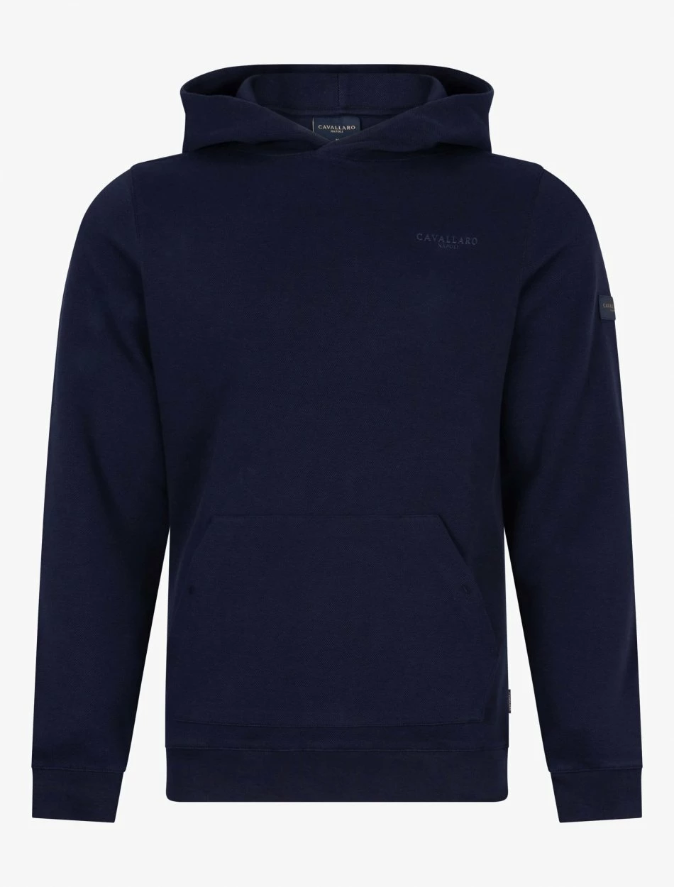 Cavallaro Napoli Betto Hoodie Donkerblauw 5 Cavallaro Napoli Betto Hoodie Donkerblauw - Afbeelding 5