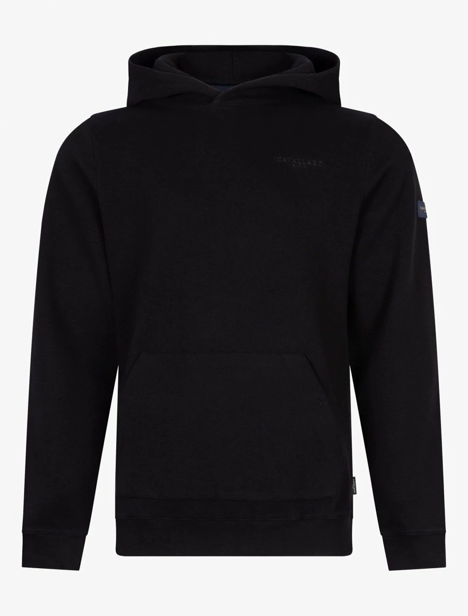 Cavallaro Napoli Betto Hoodie Zwart 6 Cavallaro Napoli Betto Hoodie Zwart - Afbeelding 6