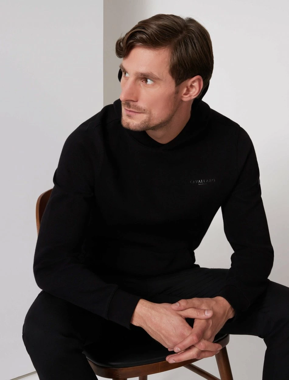 Cavallaro Napoli Betto Hoodie Zwart 5 Cavallaro Napoli Betto Hoodie Zwart - Afbeelding 5