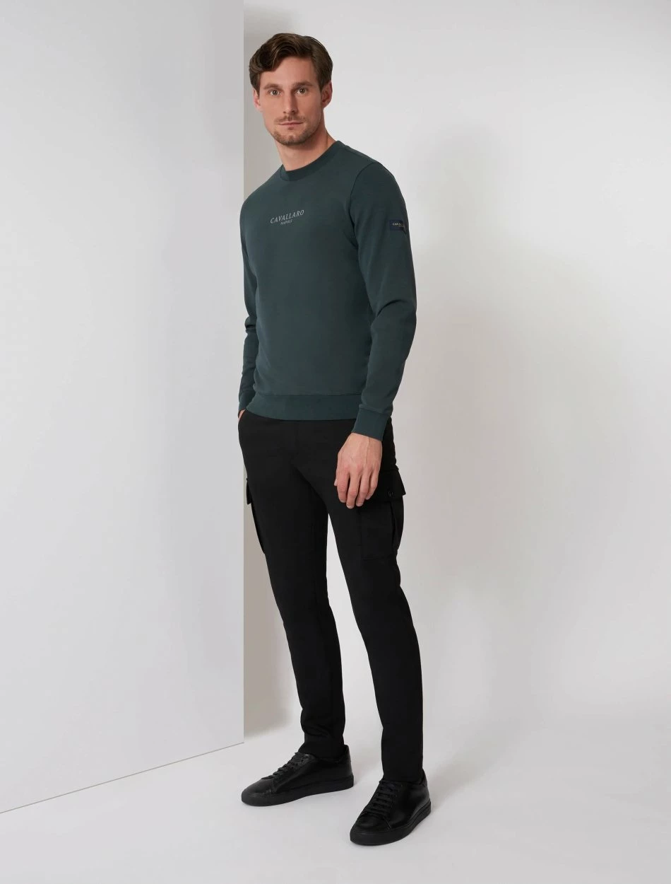 Cavallaro Napoli Bellucio Reflo Trui Donkergroen 3 Cavallaro Napoli Bellucio Reflo Trui Donkergroen - Afbeelding 3