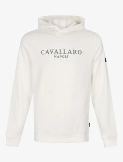 Cavallaro Napoli Bettino Reflo Hoodie Off White -Cavallaro Napoli Shop 120226007 120000 01 positie 402c20voorkant 416