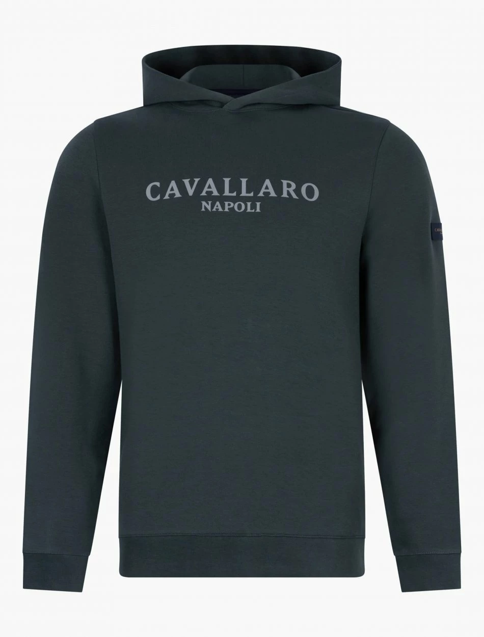 Cavallaro Napoli Bettino Reflo Hoodie Donkergroen 5 Cavallaro Napoli Bettino Reflo Hoodie Donkergroen - Afbeelding 5