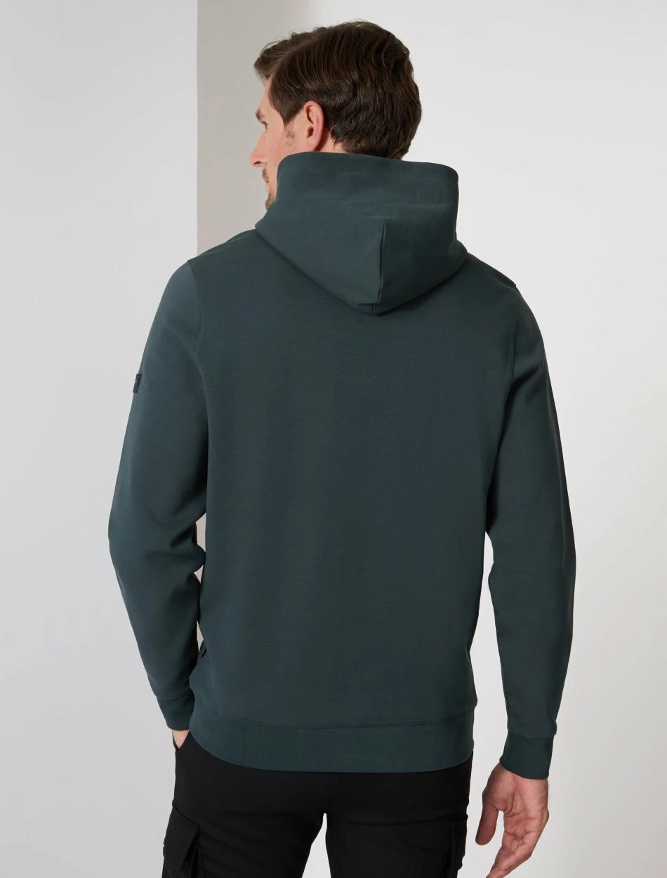 Cavallaro Napoli Bettino Reflo Hoodie Donkergroen 4 Cavallaro Napoli Bettino Reflo Hoodie Donkergroen - Afbeelding 4