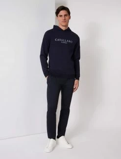 Cavallaro Napoli Bettino Reflo Hoodie Donkerblauw -Cavallaro Napoli Shop 120226007 699000 10 positie 10 919