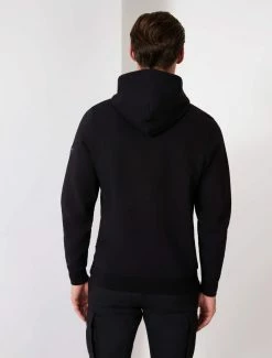 Cavallaro Napoli Bettino Reflo Hoodie Zwart -Cavallaro Napoli Shop 120226007 999000 12 positie 25 370