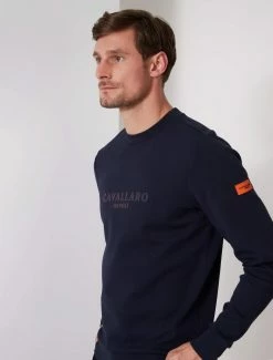 Cavallaro Napoli Campione Sweater Donkerblauw -Cavallaro Napoli Shop 120226008 699000 10 positie 10 585