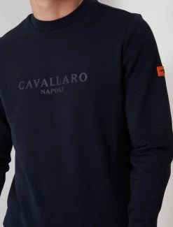 Cavallaro Napoli Campione Sweater Donkerblauw -Cavallaro Napoli Shop 120226008 699000 11 positie 20 144