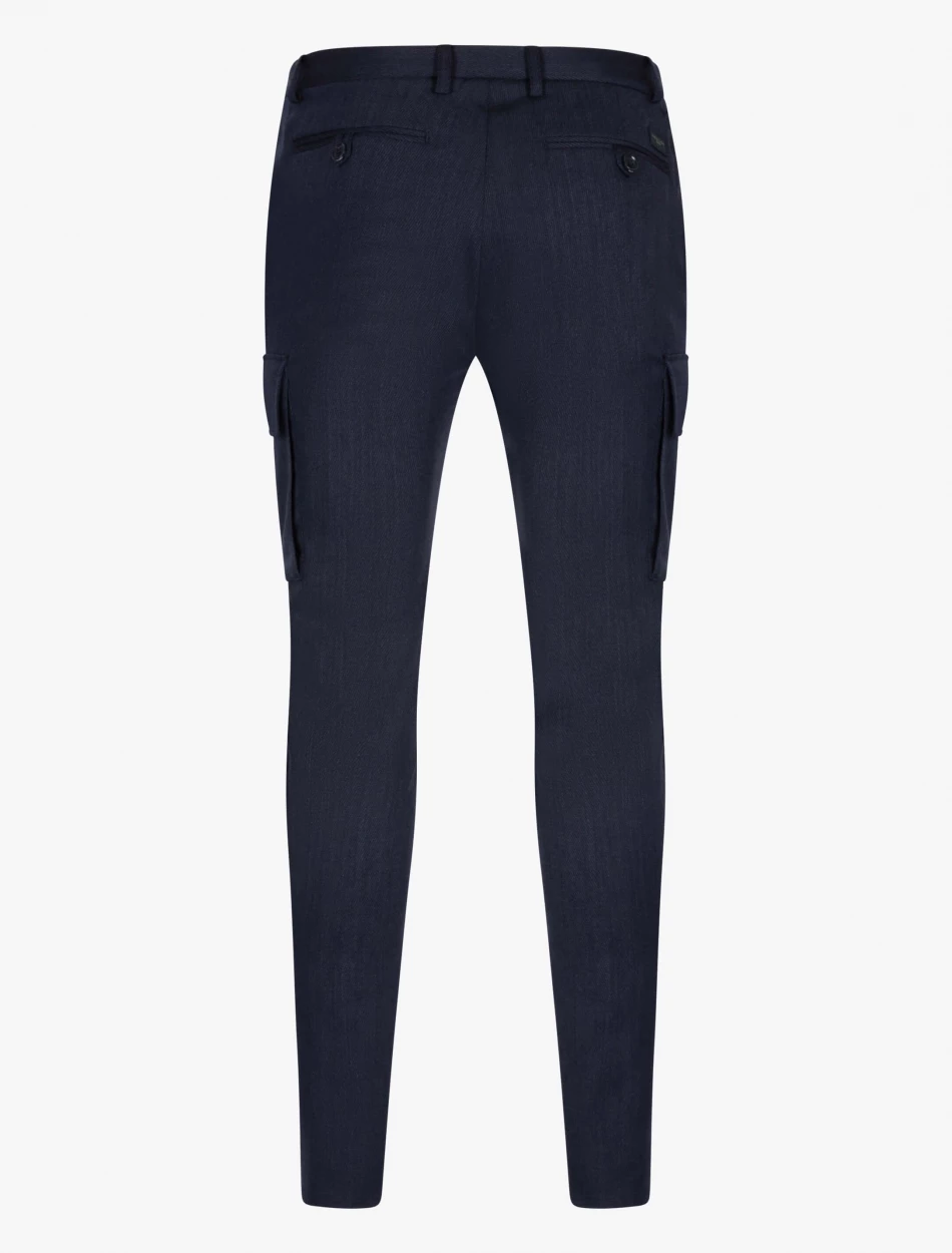 Cavallaro Napoli Izacco Broek Indigo Blauw 7 Cavallaro Napoli Izacco Broek Indigo Blauw - Afbeelding 7
