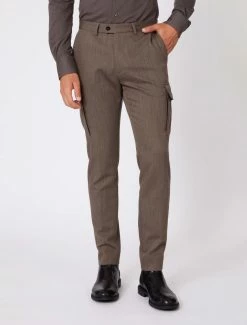 Cavallaro Napoli Izacco Broek Licht Taupe