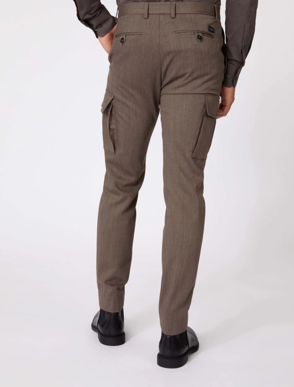 Cavallaro Napoli Izacco Broek Licht Taupe 2 Cavallaro Napoli Izacco Broek Licht Taupe - Afbeelding 2