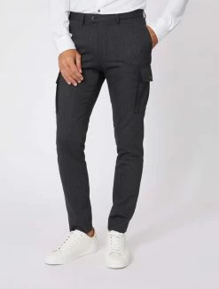 Cavallaro Napoli Izacco Broek Donkergrijs