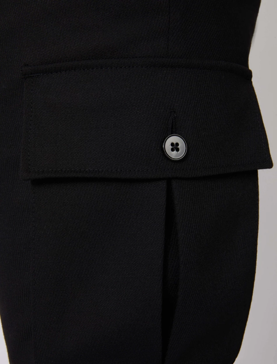 Cavallaro Napoli Izacco Broek Zwart 3 Cavallaro Napoli Izacco Broek Zwart - Afbeelding 3